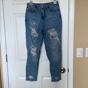 High rise mom jeans